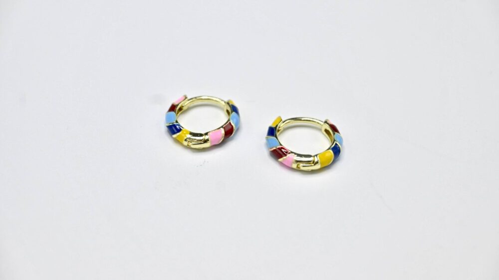 Multicolor Hoop Earrings
