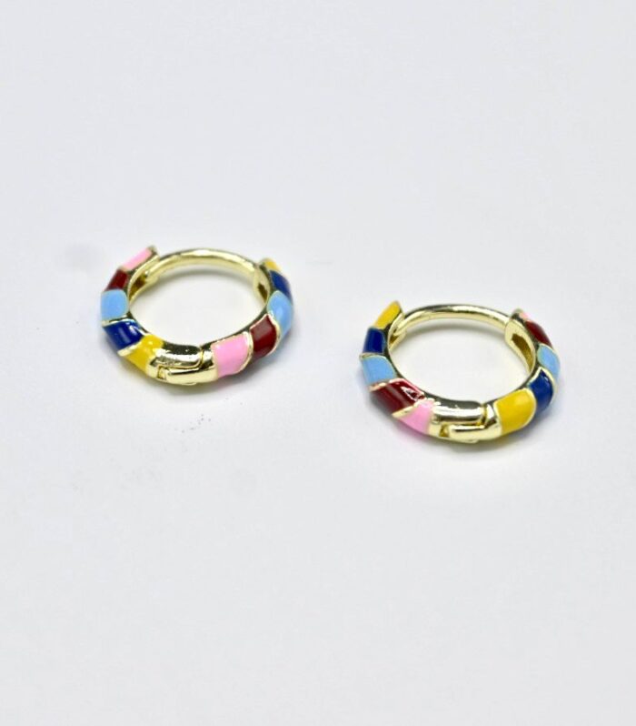 Multicolor Hoop Earrings