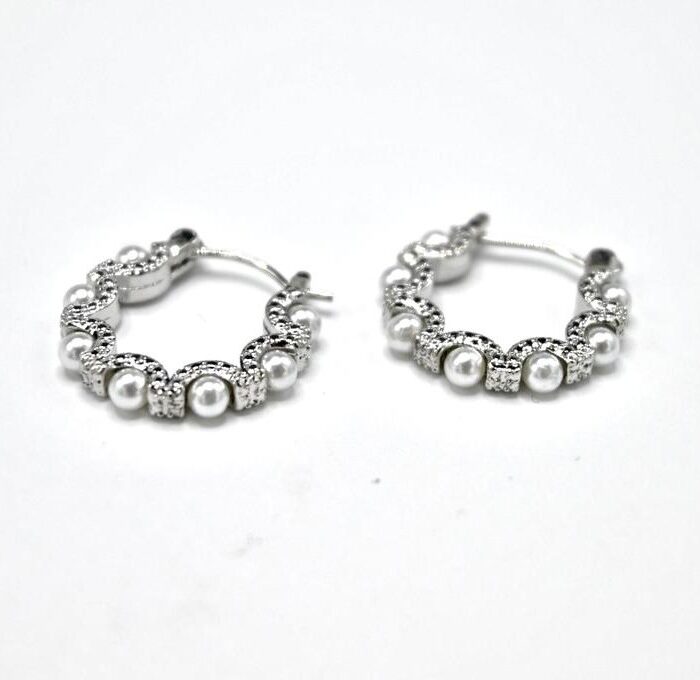Aura Geometric Alloy Earrings