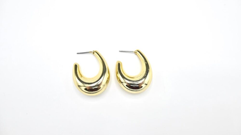 Atheria Classic Golden Hoop Earrings