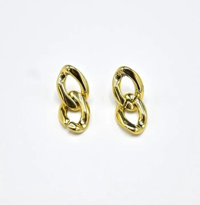 Golden Chain Earrings