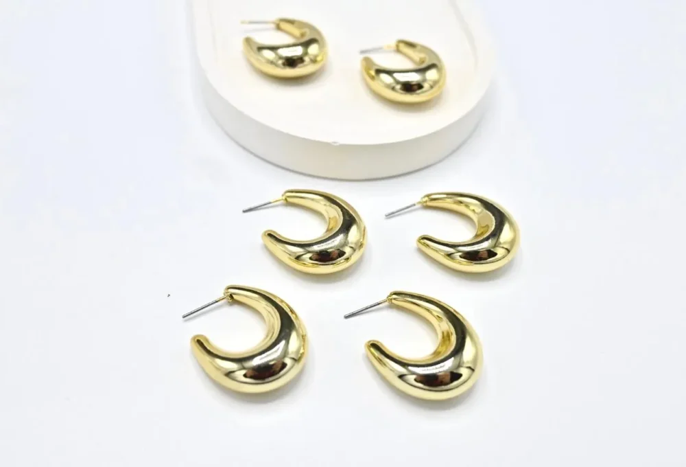 Classic Golden Hoop Earrings