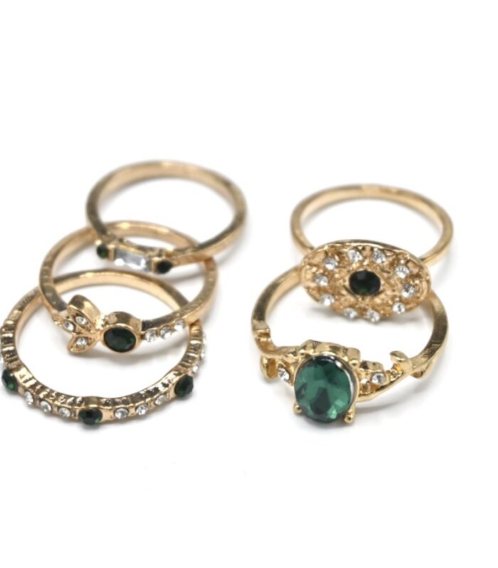 Bellona Bling 5 Rings Set