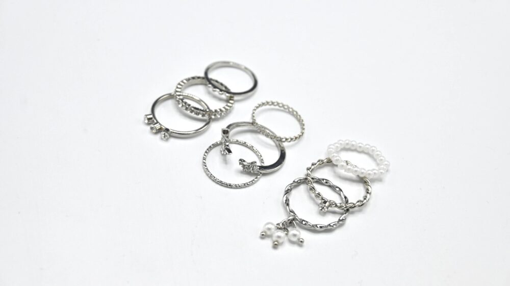 Silver - Classic Rings Set (9)