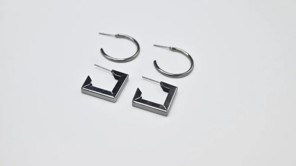 Pair of Black Earrings