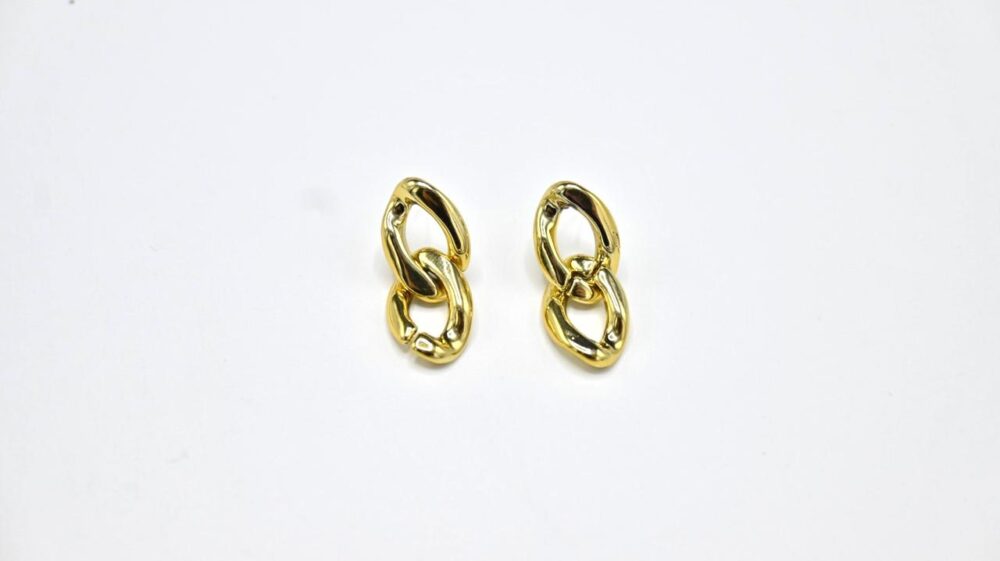 Theia Chain Golden Earrings