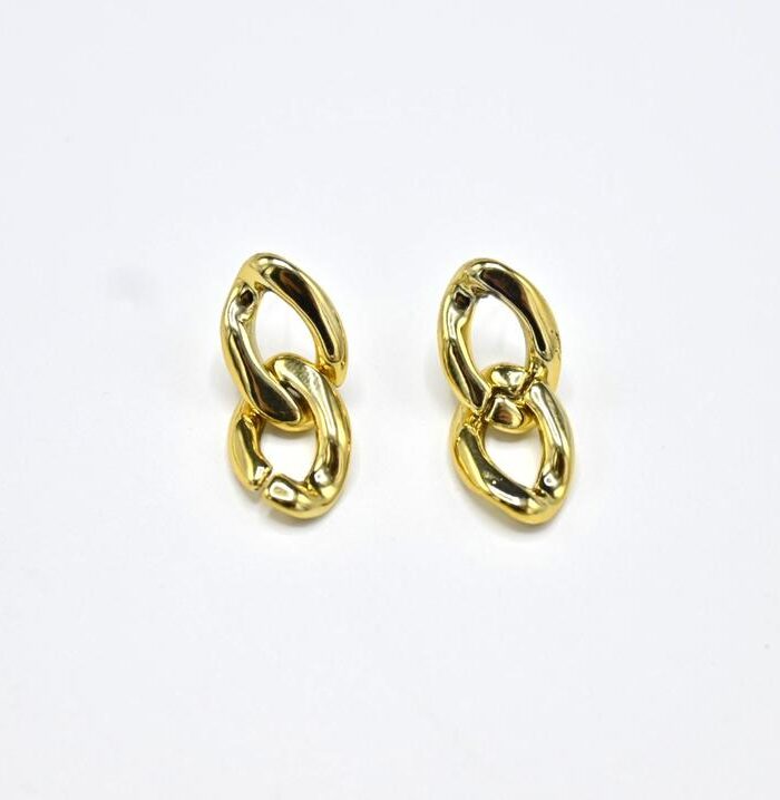 Theia Chain Golden Earrings